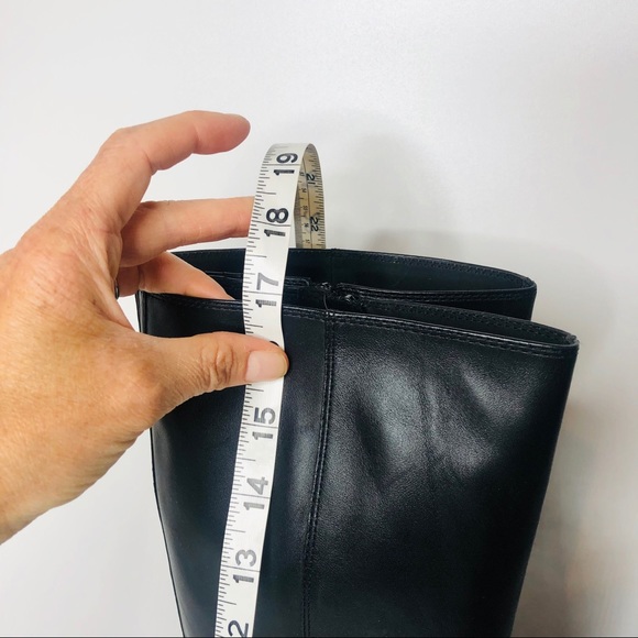 Donald J Pliner Bixbi Black Leather Tall Boots NEW - Picture 7 of 12